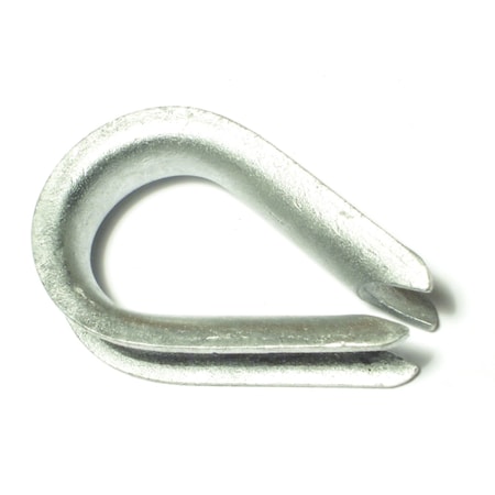 Midwest Fastener 1/2" Zinc Plated Steel Cable Thimbles 4PK 71988